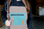 Load image into Gallery viewer, Turquoise Sand Insulated Bib Overall
