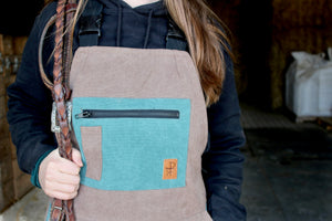 Turquoise Sand Insulated Bib Overall