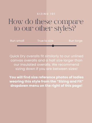 Jogger Leg Quick Dry Overall