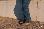 Load image into Gallery viewer, Blue Huron Unlined Women&#39;s Overalls. Michelle is 5&#39;5&quot; shown wearing the regular length.
