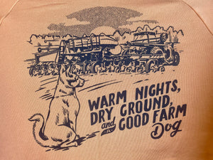 "Farm Dog" Cropped Crewneck Sweatshirt